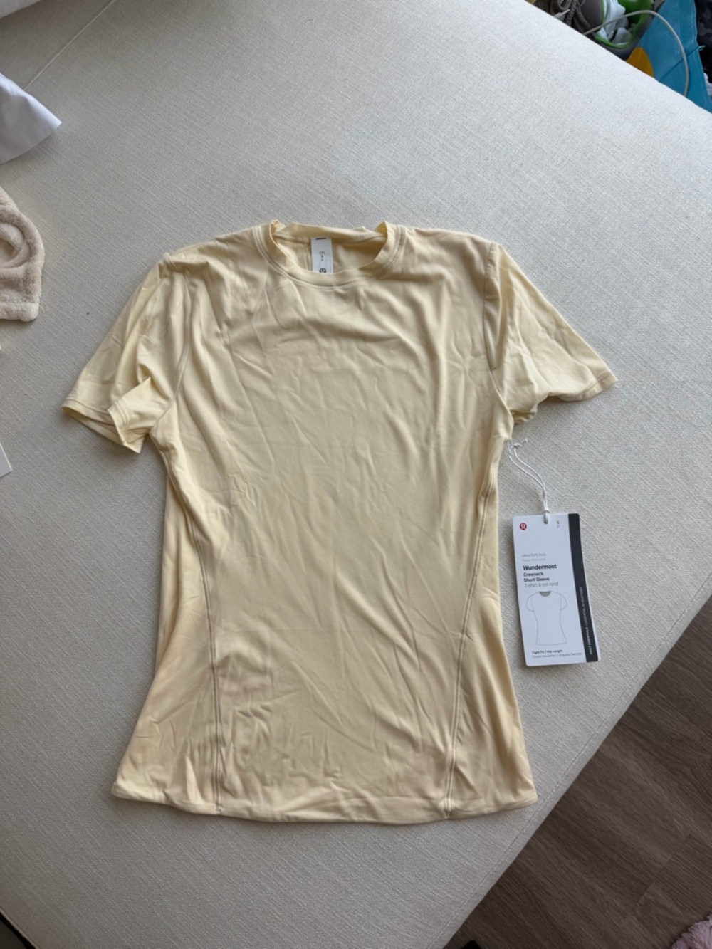 lululemon Butter Cream wundermost ultra soft nulu shirt